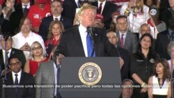 Trump sobre Venezuela: "Todas las opciones están abiertas".