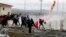 Security forces use water cannons to disperse protesters outside a courthouse in Silivri, where a hearing on people charged with attempting to overthrow Prime Minister Tayyip Erdogan's Islamist-rooted government is due to take place, Apr. 8, 2013.