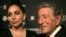 Recording artists Lady Gaga, left, and Tony Bennett, attend a Tony Bennett and Lady Gaga concert taping in New York, July 28, 2014. 