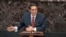 El abogado personal del presidente Donald Trump, Jay Sekulow, habla druante el juicio político al mandatario en el Senado de EE.UU. el lunes, 27 de enero de 2020.