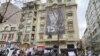 A memorial in Istanbul for Armenian-Turkish journalist Hrant Dink, who was killed Jan. 19, 2007. (Umut Colak/VOA)