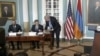 Armenian Foreign Minister Ararat Mirzoyan and U.S. Secretary of State Antony Blinken sign a strategic partnership agreement.