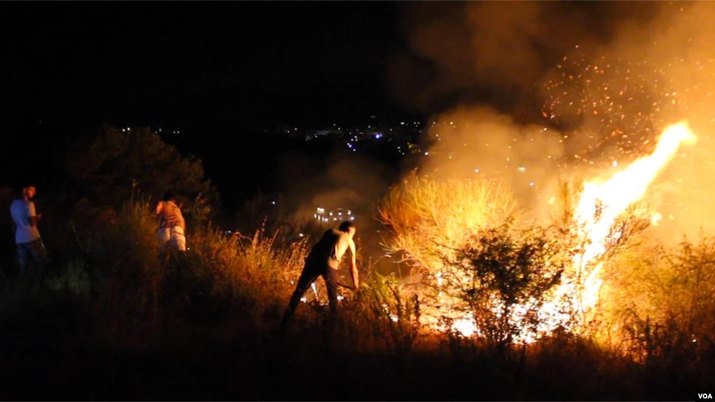 Mountains under fire in Albania