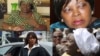Des anciennes Premières ministres africaines et l'actuelle Première ministre de la Namibie, Saara Kuugongelwa-Amadhila, en bas à gauche (montage photo).
