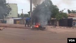 A Ouagadougou, manifestations de rue contre la junte (VOA / Issa Napon - 19 septembre 2015)