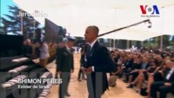 Sentidas palabras de Obama en funeral de Shimon Peres