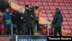 The final was scheduled for Istanbul's Ataturk Olympic Stadium, but Turkey was last week put on Britain's travel 'red list'.