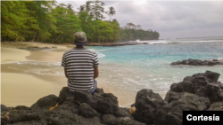 Marilson das Neves, voluntário e guia turístico em São Tomé