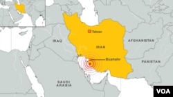 A 6.3 magnitude earthquake struck Iran near the Bushehr nuclear power station, the US Geological Survey (USGS) says.