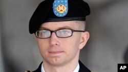 Bradley Manning, prajurit AS yang dituduh membocorkan rahasia militer ke WikiLeaks (foto: dok).