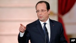 Tổng thống Pháp Francois Hollande. 