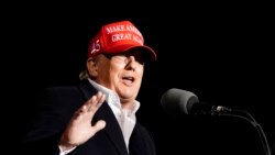 Former President Donald Trump speaks at a rally, Jan. 15, 2022, in Florence, Ariz.