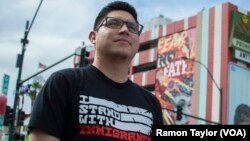 “Immigration is a part of every conversation at the dinner table,” says Lalo Montoya, Canvas Director for Make the Road Nevada, who is himself one of 700,000 DACA recipients nationwide. 