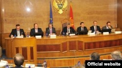 Zvaničnici Evropskog parlamenta na sjednici Skupštine Crne Gore (gov.me)