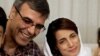 FILE - Reza Khandan, left, and his wife, Nasrin Sotoudeh, one of Iran’s most prominent human rights lawyers, in Tehran, Sept. 18, 2013. Khandan was arrested, Sept. 4, 2018, after he had publicly campaigned for the release of Sotoudeh, who had been detained in June. 