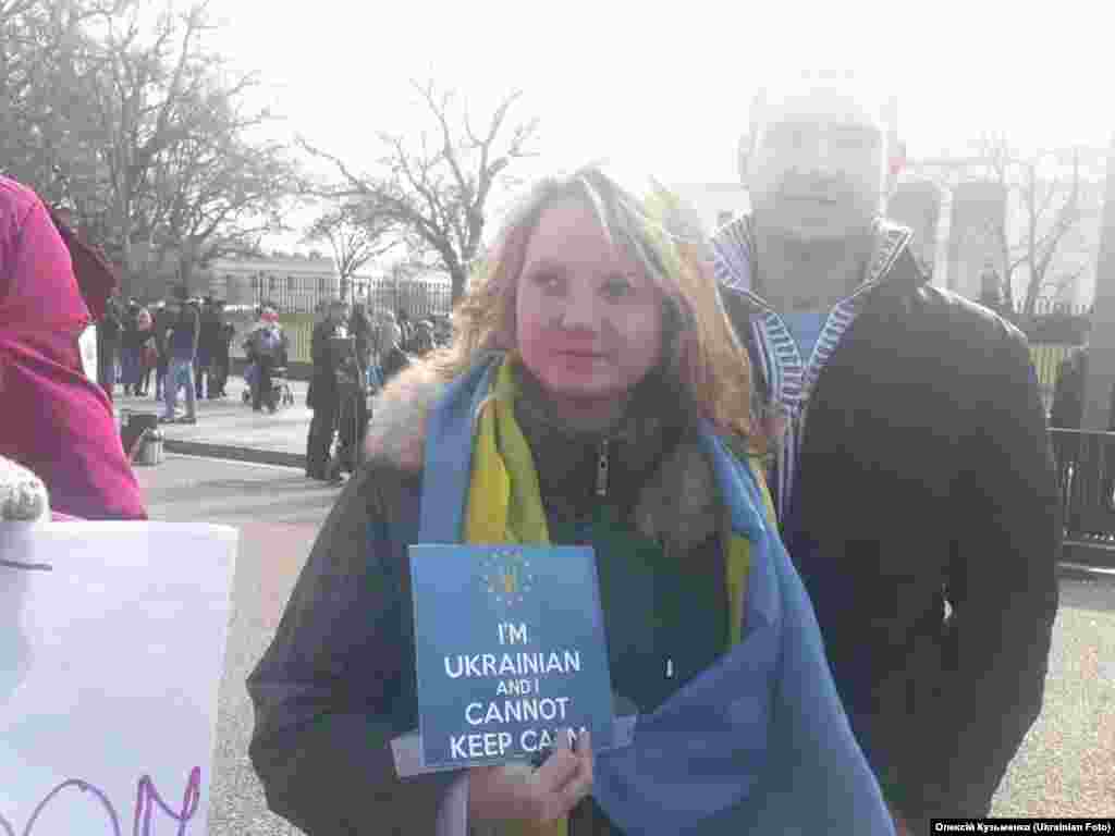 Білий дім. Перший мітинг за санкції проти Януковича