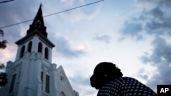 Crkva Emanuel u Čarsltonu u Južnoj Karolini, u kojoj je 19.godišnji DIlan Ruf, ubio devetoro Afroamerikanaca, 17. juna, 2015. 