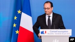 François Hollande, le président de la France (AP Photo/Geert Vanden Wijngaert) 