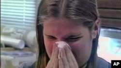 An allergy sufferer sneezes, and scientists say rising average temperatures and elevated levels of carbon dioxide are spurring the growth of many weedy, allergenic plants, and extending the season of suffering for pollen-sensitive people across the countr