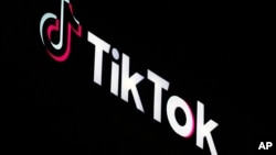 资料照片：TikTok的标志。