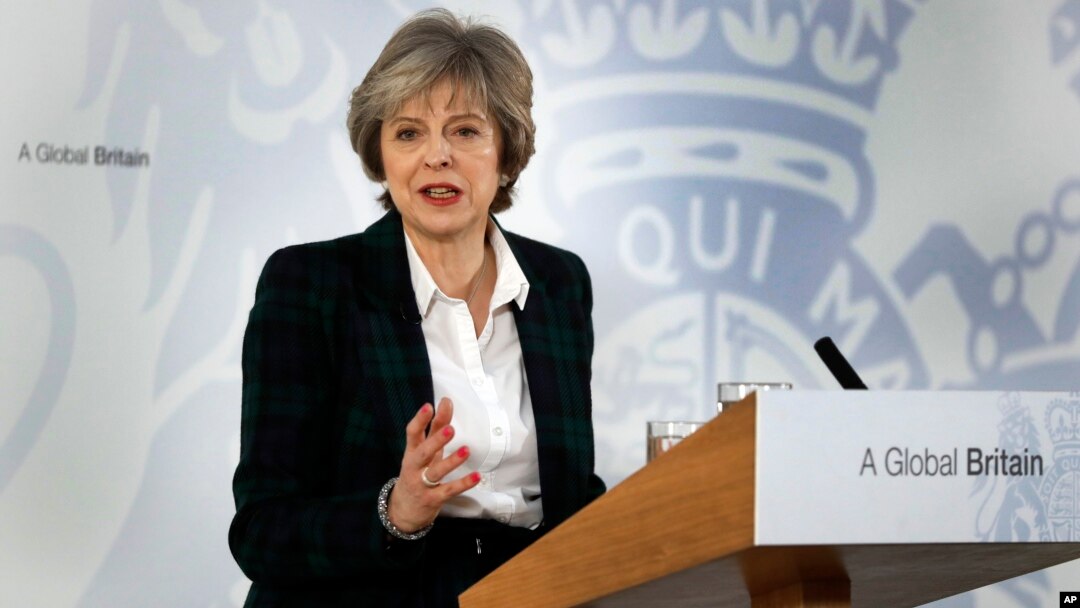 Britanska premijerka Tereza Mej govori o planu za bregzit, 17. januar 2017.