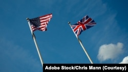 미국과 영국 국기
