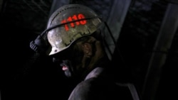 A miner works underground at the CSM hard coal deep-cast mine in the village of Stonava near the town of Karvina, Czech Republic, Oct. 14, 2024.