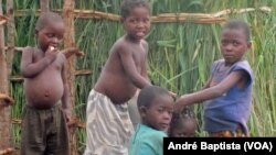 Crianças são a maioria nos campos de refugiados de moçambicanos no Malawi. Campo de Kapise, distrito de Mwanza. Janeiro, 27, 2016