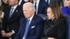 Tsohon shugaban Amurka Joe Biden a US Capitol Rotunda na Washington, DC, Janairun 20, 2025. (Photo by SAUL LOEB / POOL / AFP)