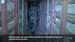 Kurdish Peshmerga Discover IS Secret Underground Tunnels