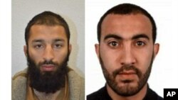 Khuram Shazad Butt y Rachid Redouane son los nombres de dos de los atacantes en el centro de Londres el sábado en la noche. El grupo extremista Estado Islámico reclamó la autoría del ataque.