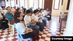 One of the activities during Khmer Literature Festival in 2017 at Siem Reap province, Cambodia. (Courtesy image)