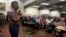  Hawaii Gov. David Ige speaks at a community meeting, May 7, 2018, in Pahoa, Hawaii. 