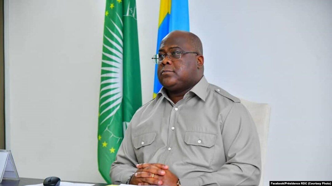 Perezida Félix Tshisekedi wa Republika ya demokarasi ya Kongo.