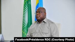 Perezida Félix Tshisekedi wa Republika ya demokarasi ya Kongo.