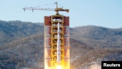 یک موشک دوربرد کره شمالی