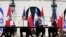 Tổng Thống Donald Trump chủ tọa lễ ký thỏa thuận bình thường hóa quan hệ giữa lãnh đạo Các Tiểu Vương quốc Ả Rập Thống nhất (UAE), Bahrain và Israel tại Tòa Bạch Ốc ngày 15/9/2020.
