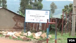 Ubwinjiriro bw'ikambi ya Nyabiheke Ijwi ry'Amerika ryagendeye