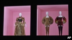 Fashion designs for the Metropolitan Museum of Art's Costume Institute gala exhibit, "Camp: Notes on Fashion," is unveiled at a press preview, May 6, 2019, in New York.