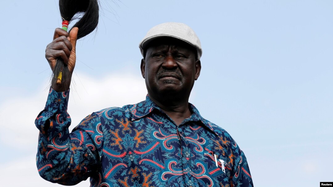 Pemimpin oposisi Kenya, Raila Odinga.