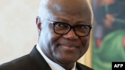 FILE - Former Sierra Leone President Ernest Bai Koroma. 