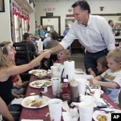 Mitt Romney dans un restaurant de Chapin, en Caroline du Nord