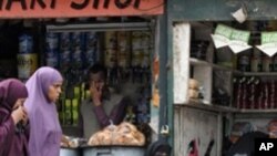 Residents in Eastleigh, a Nairobi neighborhood known for its densely Somali population.