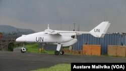 Un drone de la Monusco (Austere Malivika, VOA)