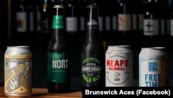 Sederetan minuman nonalkohol Brunswick Aces, Australia. (Facebook/Brunswick Aces)