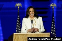 USA-ELECTION/ US Vice President-elect Kamala Harris in Wilmington, Delaware