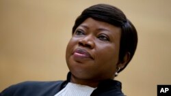 Jaksa Mahkamah Kejahatan Internasional (ICC) Fatou Bensouda.