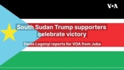 South Sudan Trump supporters celebrate victory