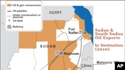 Sudan, South Sudan oil fields