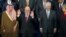 Saudiya Arabistoni Tashqi ishlar vaziri Odil al-Jubayr, Iroq Bosh vaziri Haydar al-Abadiy, AQSh bosh diplomati Reks Tillerson, Avstraliya Tashqi ishlar vaziri Juli Bishop "Islomiy davlat"ni mag'lub etishni maqsad qilgan guruhlar anjumanida. Vashington, 23-mart, 2017-yil.